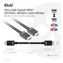 Club 3D CAC-1374 Cable HDMI 2.1 Ultra High Speed 10K HDR 4m