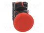 OMRON A22NE-M-P202-N Interruptor de emergencia rojo 22mm