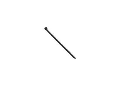 ORNO Bridas 100 unidades 2.5 mm x 100 mm para Cableado Negro
