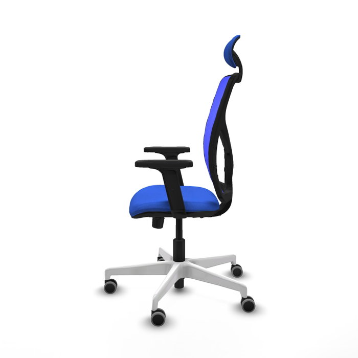 PIQUERAS Y CRESPO Silla de oficina Motilla Azul con Mecanismo Sincro