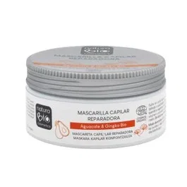 NaturaBIO Cosmetics Mascarilla Capilar Reparadora Aguacate-Ginkgo 200ml, Cabello Dañado y Quebradizo, Vegana, Ecocert