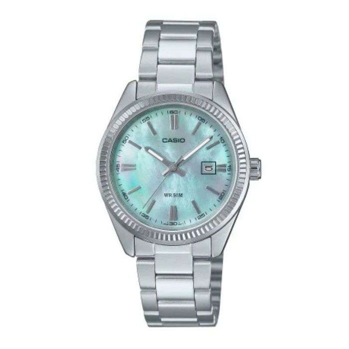 Reloj Hombre Casio LADY DATE - AQUA GREEN Plateado Reloj Hombre Casio LADY DATE - AQUA GREEN Plateado