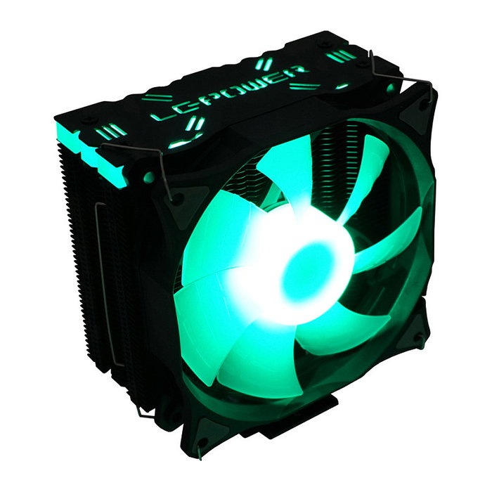 LC-Power LC-CC-120-ARGB-PRO Enfriador CPU 12cm Ventilador 800-1800RPM PWM Negro ARGB