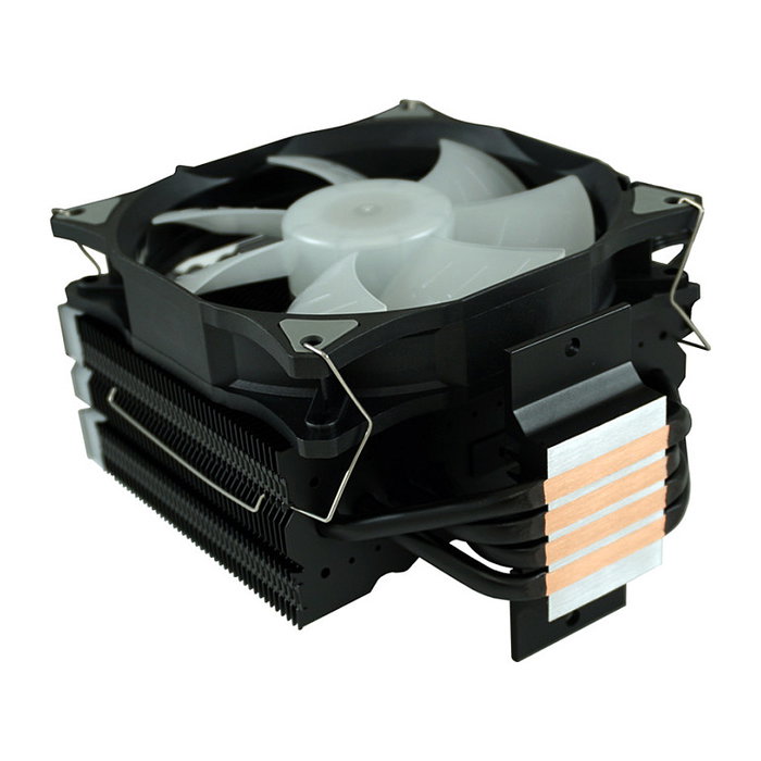 LC-Power LC-CC-120-ARGB-PRO Enfriador CPU 12cm Ventilador 800-1800RPM PWM Negro ARGB