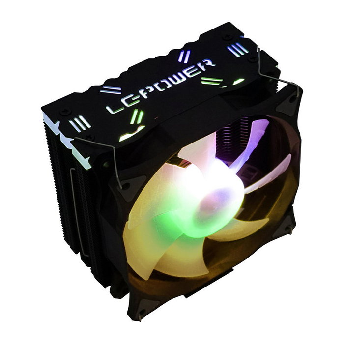 LC-Power LC-CC-120-ARGB-PRO Enfriador CPU 12cm Ventilador 800-1800RPM PWM Negro ARGB