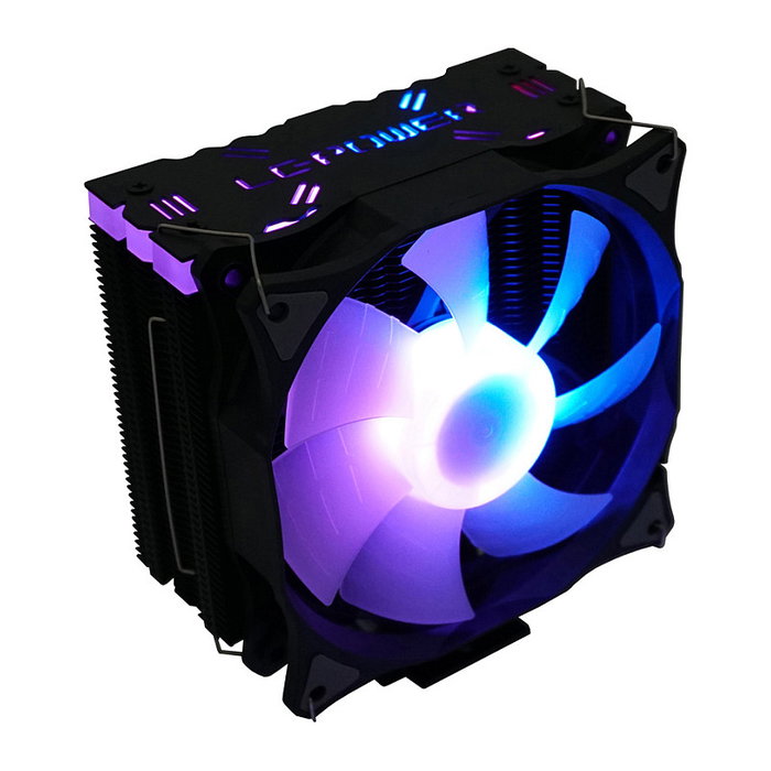 LC-Power LC-CC-120-ARGB-PRO Enfriador CPU 12cm Ventilador 800-1800RPM PWM Negro ARGB