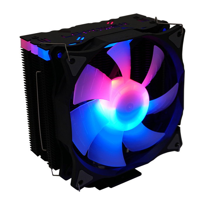 LC-Power LC-CC-120-ARGB-PRO Enfriador CPU 12cm Ventilador 800-1800RPM PWM Negro ARGB