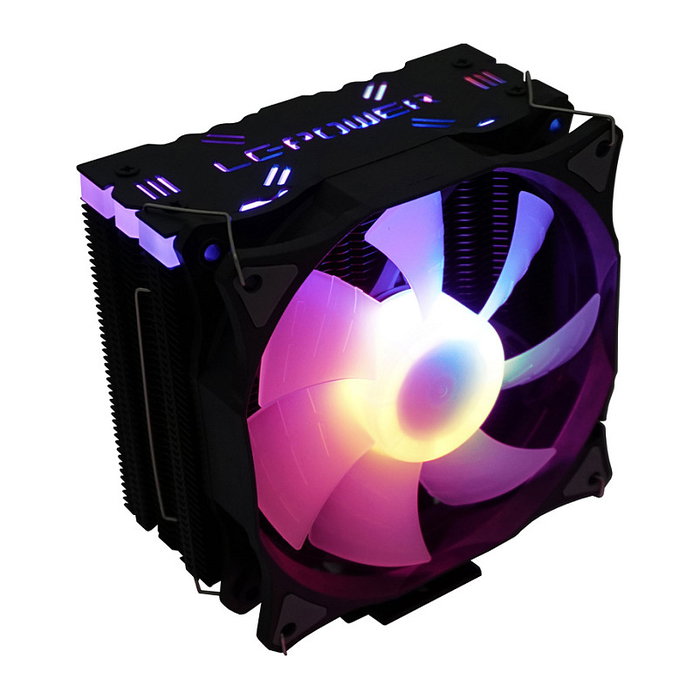 LC-Power LC-CC-120-ARGB-PRO Enfriador CPU 12cm Ventilador 800-1800RPM PWM Negro ARGB