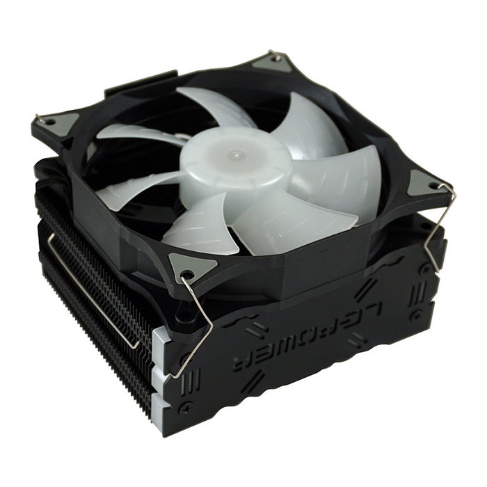 LC-Power LC-CC-120-ARGB-PRO Enfriador CPU 12cm Ventilador 800-1800RPM PWM Negro ARGB