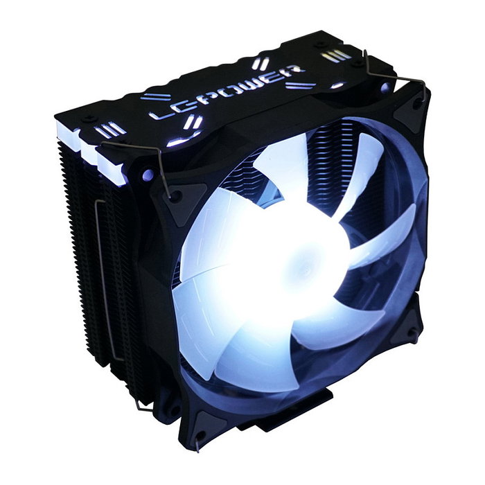 LC-Power LC-CC-120-ARGB-PRO Enfriador CPU 12cm Ventilador 800-1800RPM PWM Negro ARGB