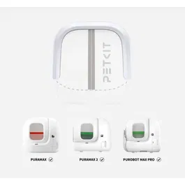 Petkit Cortina Magnética 2.0 AAATF85277 para Areneros PU RAMAX y Purobot Max, Color Blanco