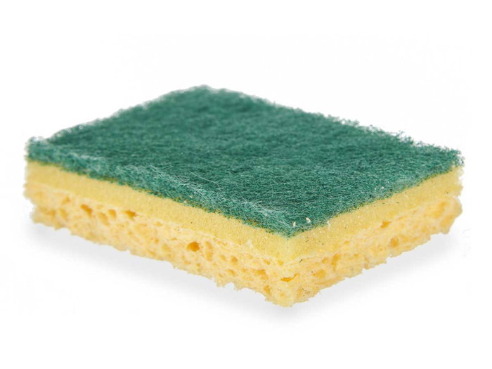 Arte Regal Set 6 Estropajos Tricapa Con Esponja Vegetal Amarillo/Verde 25 x 5 x 12 cm (Set de 14)