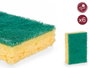Arte Regal Set 6 Estropajos Tricapa Con Esponja Vegetal Amarillo/Verde 25 x 5 x 12 cm (Set de 14)
