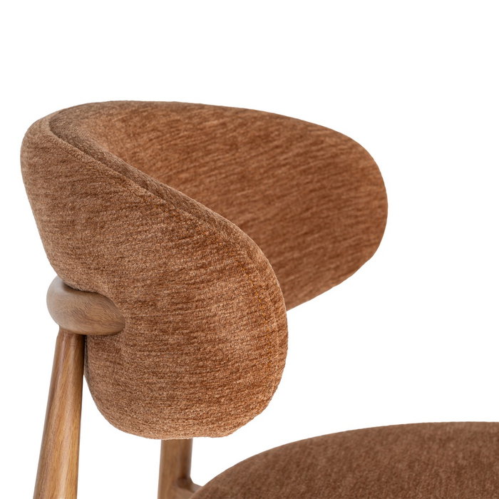 Taburete Melocotón Tejido-Metal Contract 54 X 52 X 105 cm (Set de 2)