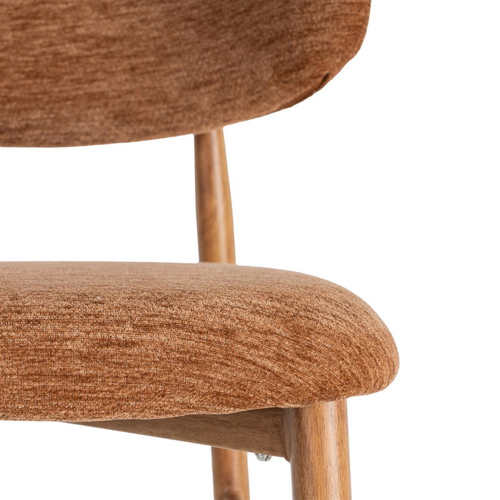 Taburete Melocotón Tejido-Metal Contract 54 X 52 X 105 cm (Set de 2)