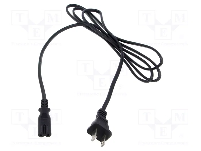 POS Cable de alimentación NISPT-1 IEC C7 hembra a NEMA 1-15 (A) 1,8m POS Cable de alimentación NISPT-1 IEC C7 hembra a NEMA 1-15 (A) 1,8m