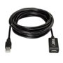 Aisens Cable de Extensión USB 2.0 con Amplificador 15m Negro