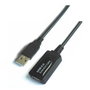 Aisens Cable de Extensión USB 2.0 con Amplificador 15m Negro