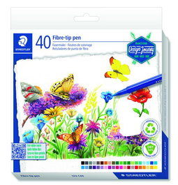 Rotulador Fibra Staedtler 323 Triplus Color Caja De 40