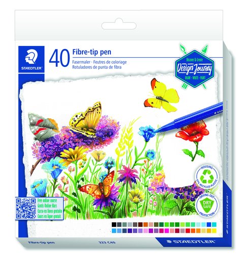 Rotulador Fibra Staedtler 323 Triplus Color Caja De 40 Rotulador Fibra Staedtler 323 Triplus Color Caja De 40