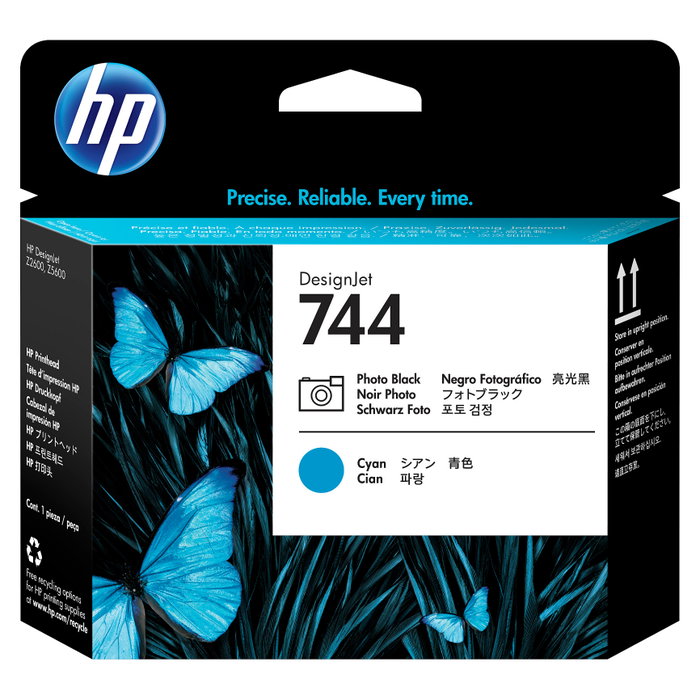 HP Cabezal de impresión DesignJet 744 Negro Foto y Cian F9J86A HP Cabezal de impresión DesignJet 744 Negro Foto y Cian F9J86A