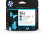 HP Cabezal de impresión DesignJet 744 Negro Foto y Cian F9J86A