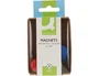 Q-Connect Imanes para sujeción de 20 mm colores surtidos, caja de 6 unidades