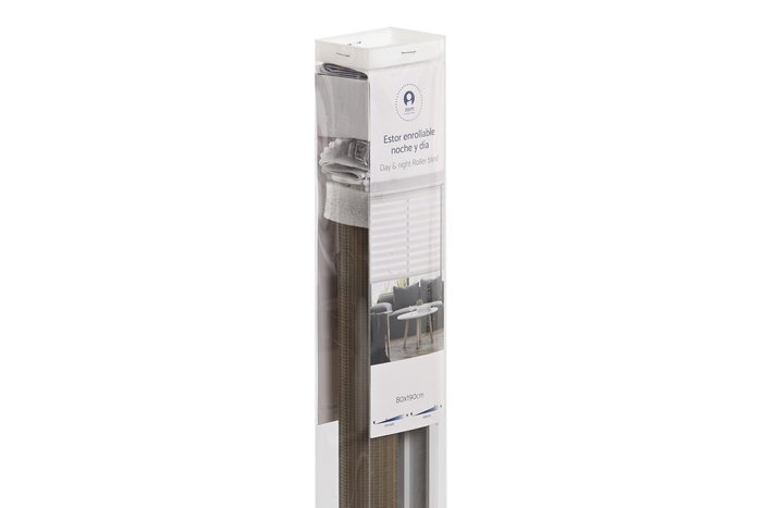 DKD Home Decor Estor Día-Noche Marrón 190 x 80 cm