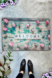 Conceptum Felpudo PVC Tumbled Board Antideslizante y Lavable 40 x 60 cm