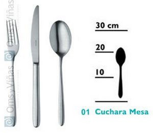 Sambonet Cuchara Mesa Cubertería Hannah - Acero Inoxidable 18/10 Pulido Espejo (Set de 12) Sambonet Cuchara Mesa Cubertería Hannah - Acero Inoxidable 18/10 Pulido Espejo (Set de 12)