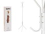 Kipit Perchero Metal Mate Blanco 59.5 x 6 x 26.5 cm (Set de 6)