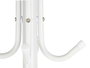 Kipit Perchero Metal Mate Blanco 59.5 x 6 x 26.5 cm (Set de 6)