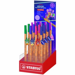 STABILO POINT 88 K-POP Expositor de 16 Rotuladores Surtidos