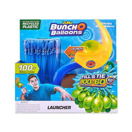 Zuru Globos de Agua Bunch O Balloons Launcher con 100 Globos de Relleno Rápido Autocierre y Lanzador 30x10x28cm