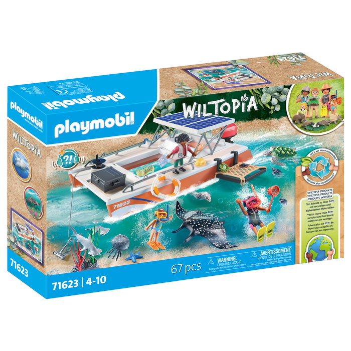 Playmobil Wiltopia 71623 Plataforma para el análisis del arrecife