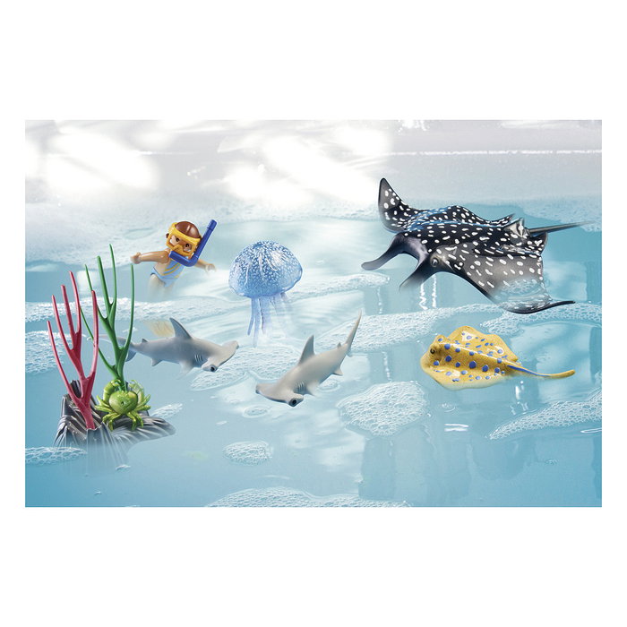 Playmobil Wiltopia 71623 Plataforma para el análisis del arrecife