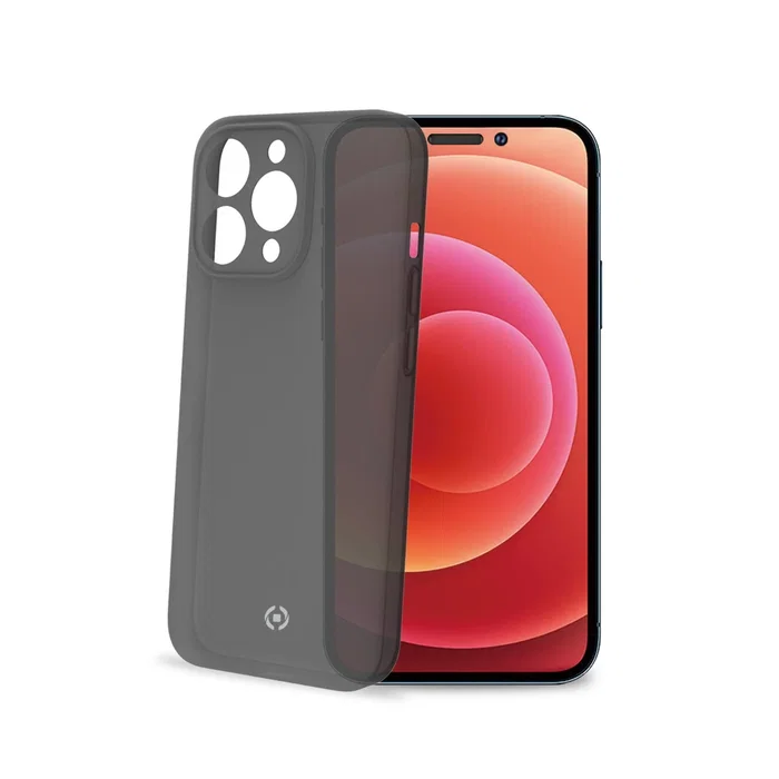 Celly SPACE1025BK Funda para iPhone 14 Pro - 15.5 cm (6.1") - Negro - TPU - Resistente a Golpes y Rayones