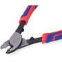 Workpro - Alicates Cortacable de Precisión, 210 mm, Para Cables de Cobre y Aluminio, Mango Revestido de 3 Materiales, Acero Cr-V, Color Azul y Rojo