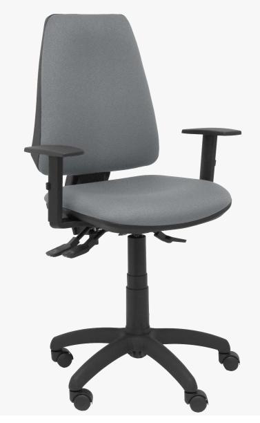 PIQUERAS Y CRESPO Silla Elche S Bali Gris con Brazos Regulables