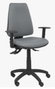 PIQUERAS Y CRESPO Silla Elche S Bali Gris con Brazos Regulables