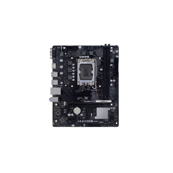 Biostar H610MHC 2.0 Micro ATX DDR4 LGA 1700 Biostar H610MHC 2.0 Micro ATX DDR4 LGA 1700