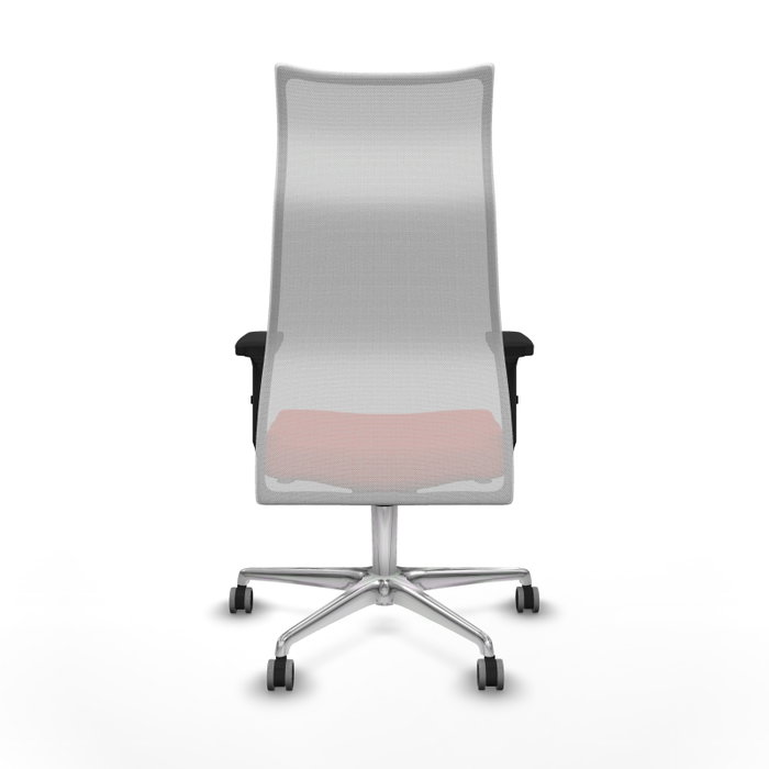 PIQUERAS Y CRESPO Sillón Albacete con mecanismo Sincro, Tela Naranja oscuro y Malla Blanco, Base Aluminio, Brazos 2D, Ruedas 65 mm parqué PIQUERAS Y CRESPO Sillón Albacete con mecanismo Sincro, Tela Naranja oscuro y Malla Blanco, Base Aluminio, Brazos 2D, Ruedas 65 mm parqué