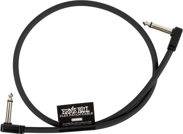 Ernieball Cable Flex Patch 24" Negro Cable de Instrumentos para Pedalera de Alta Calidad y Flexibilidad Ernieball Cable Flex Patch 24" Negro Cable de Instrumentos para Pedalera de Alta Calidad y Flexibilidad