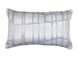 DKD Home Decor Cojín Jaquard Gris Claro 50x30x8 cm (Pack de 2)