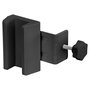 InLine 23197B Soporte de Abrazadera para Regleta Negro