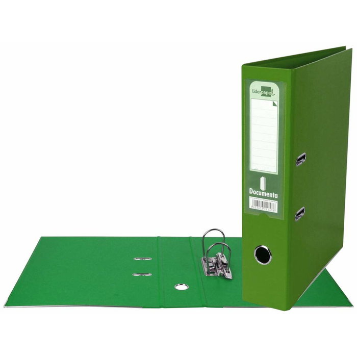 Liderpapel Archivador de Palanca A4 Verde 75mm Liderpapel Archivador de Palanca A4 Verde 75mm