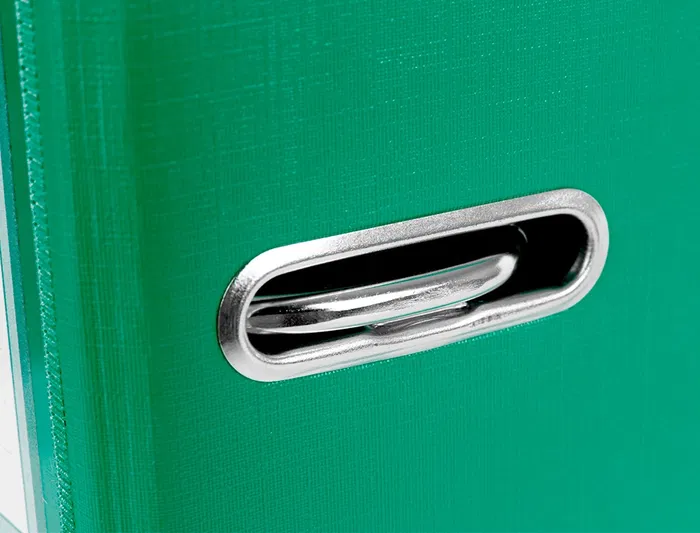 Liderpapel Documenta Archivador de Palanca A4 Verde con Rado y Compresor Metálico Lomo 75mm