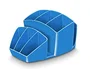 Cep Organizador de sobremesa con 7 compartimentos, azul