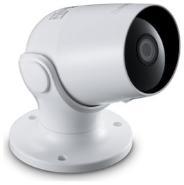 Hama 176645 Cámara de vigilancia blanca con WLAN y visión nocturna