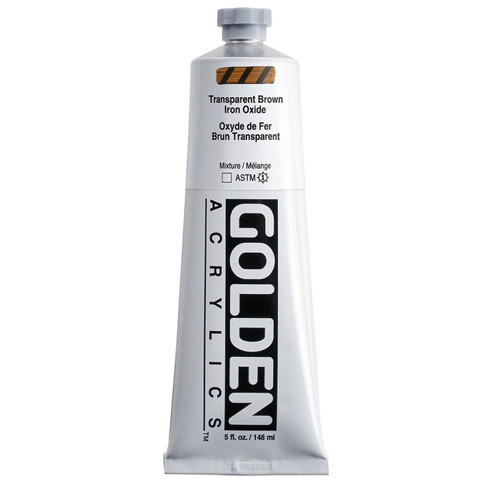 Golden Heavy Body Acrílico Óxido de Hierro Marrón Transparente 148 ml Golden Heavy Body Acrílico Óxido de Hierro Marrón Transparente 148 ml